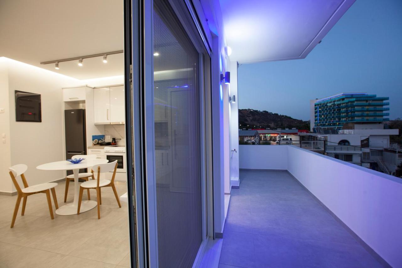 The Azure Blue Apt Faliraki Exterior foto